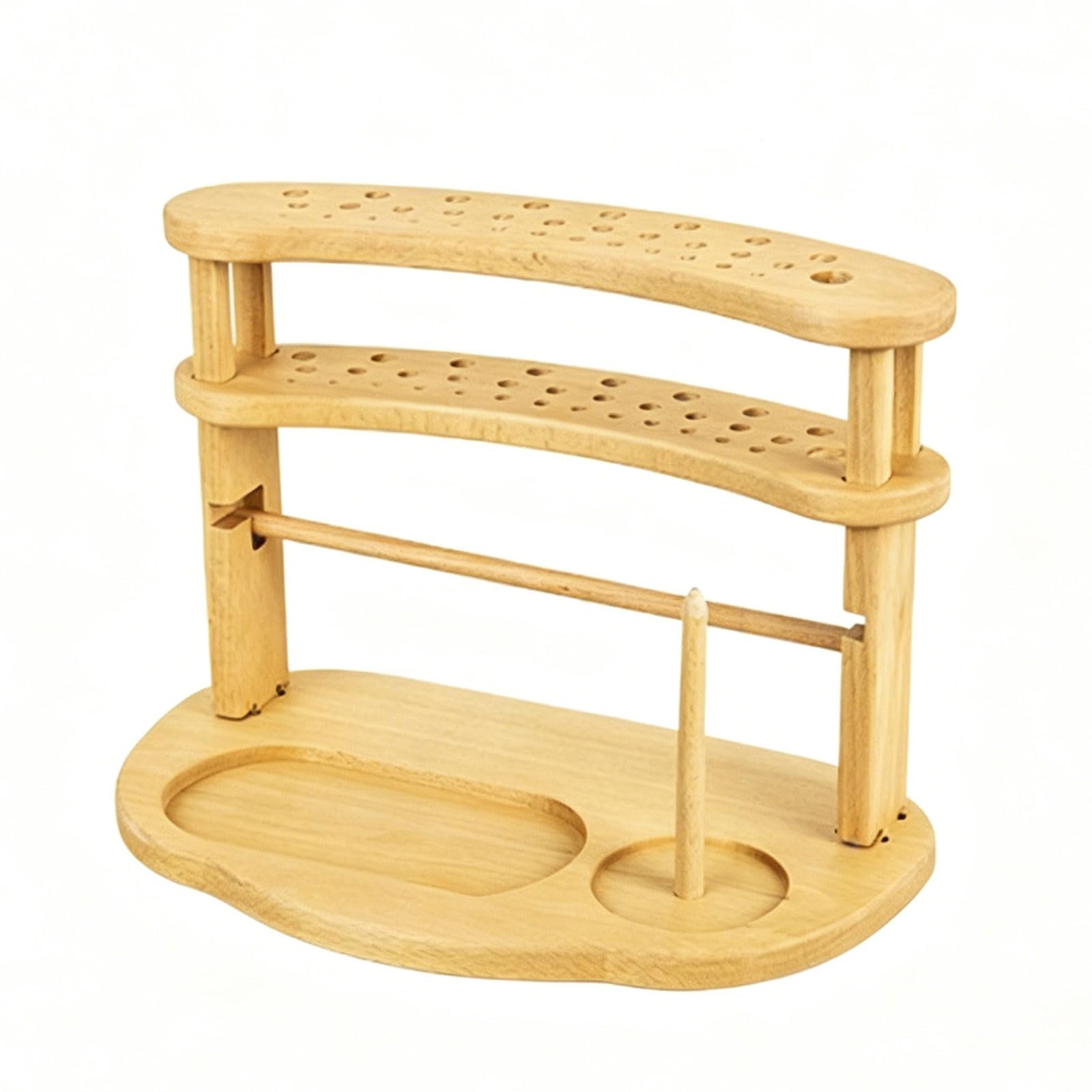 APGLSXY Embroidery Spools Storage Holder Bobbin Holder Base for Crochet & Knitting Sewing Thread Organizers Wood Thread Rack Rack Organiser