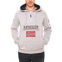 Geographical Norway - Felpa da Uomo Modello Gymclass Ass A 007