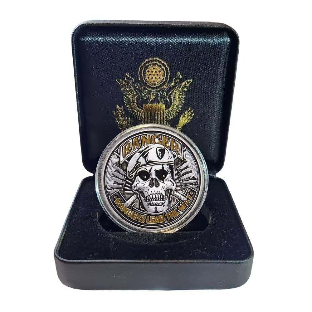Ranger Coin Box Army Ranger Challenge Coin United States Special Forces Army Rangers