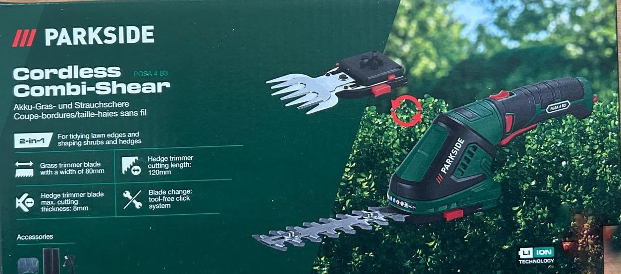 Decespugliatore A Batteria PARKSIDE PRTA 20-Li B2 - Senza Batteria, Con 2 Bobine Di Filo - Foto 3