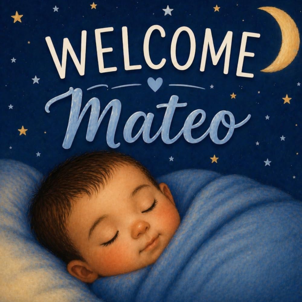 Welcome Mateo: A Story of Love, Joy, and New Life (Three Hearts Personalized Book Series (Mateo))