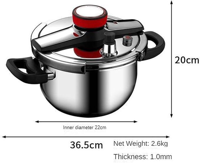 Olla a Presión Acero Inoxidable 5L QDKVTNDJZ miniatura 2