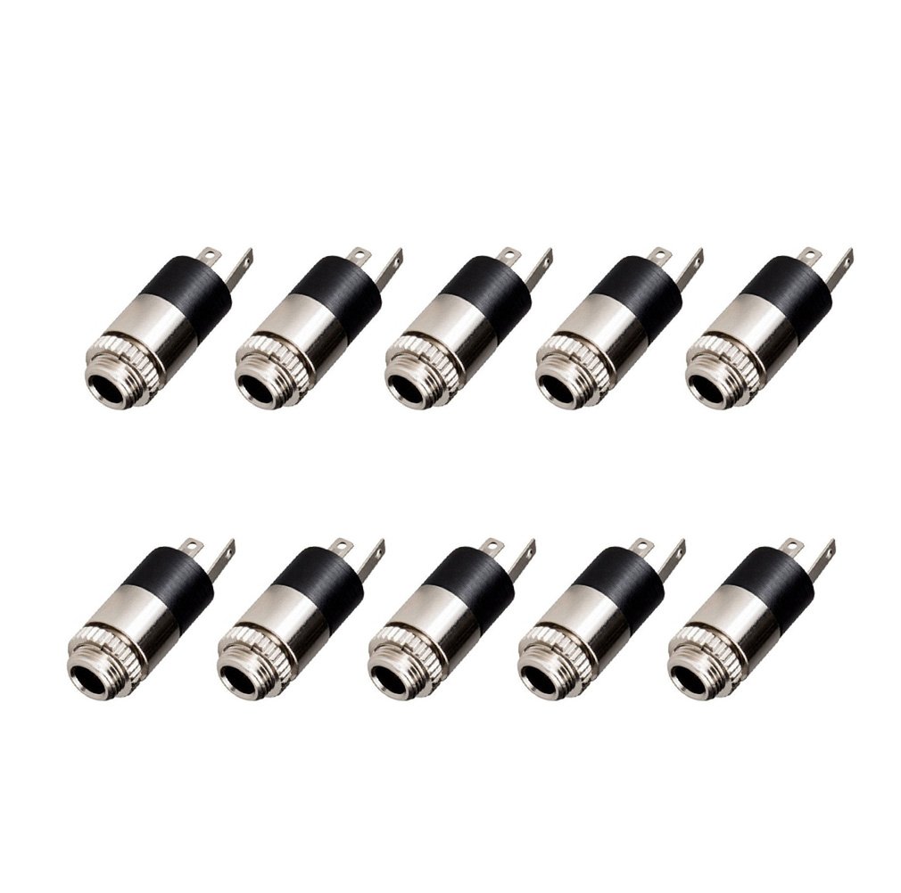 Karcy PJ392 3.5mm Stereo Headphone Audio Socket Stereo Panel Mount Jack Connector Karcy PJ392 3.5mm Stereo Headphone Audio Socket Stereo Panel Mount Jack Connector