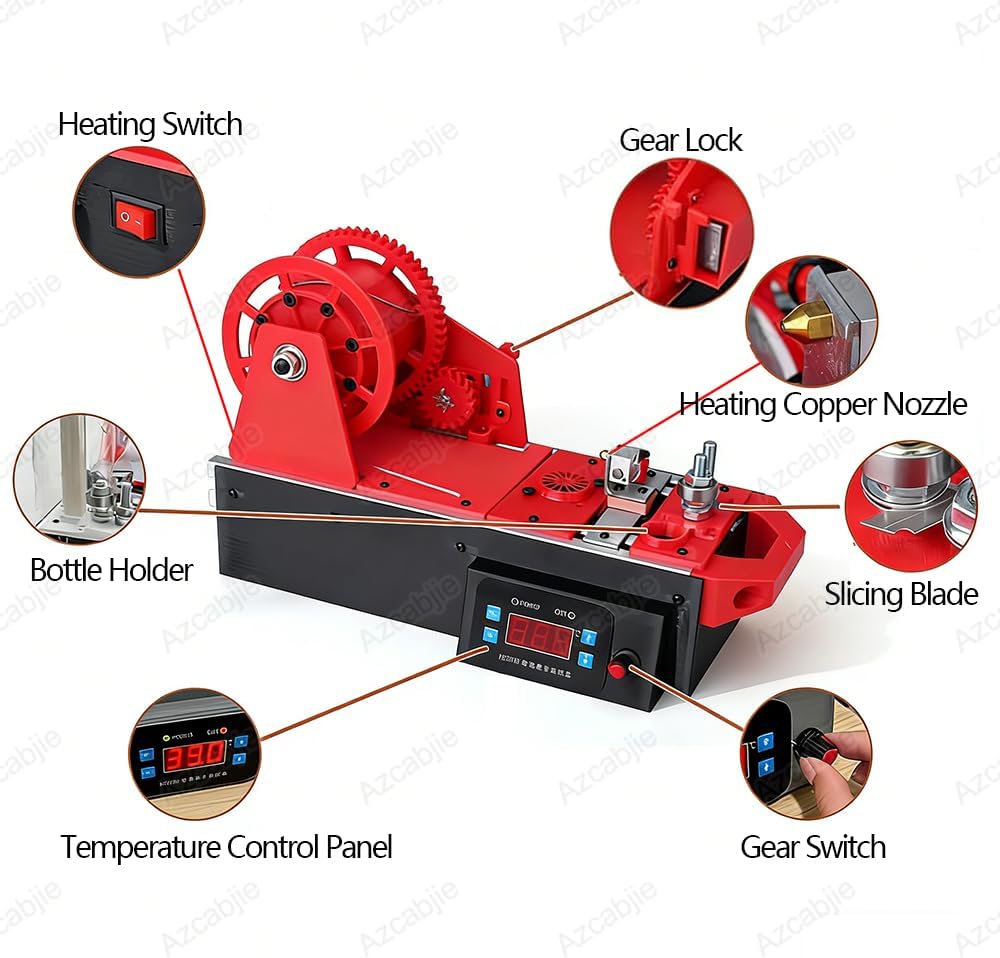Desktop Filament extruder for 3D Printing,Recycled PET Filament Manufacturer Made from Plastic Bottles,for DIY Makers