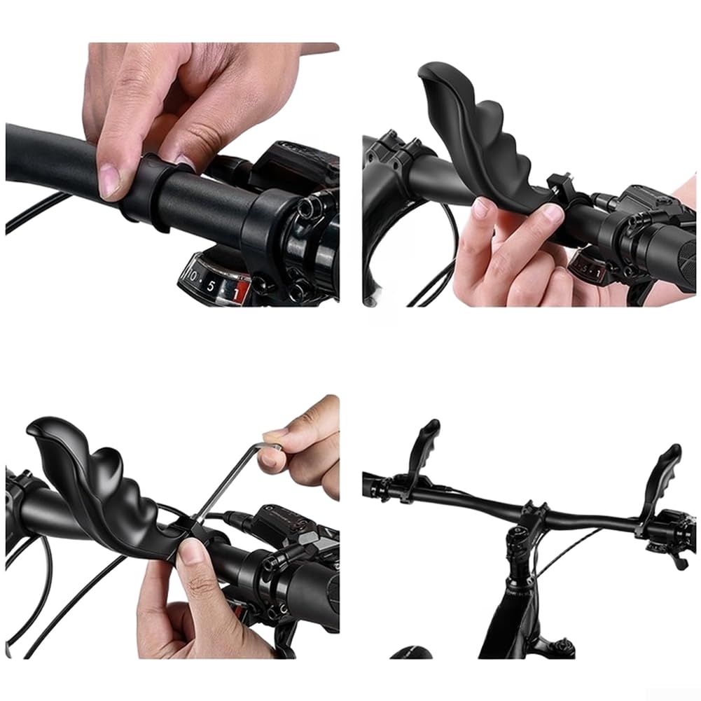Grips Guidon Alliage Aluminium 19cm Léger Résistant