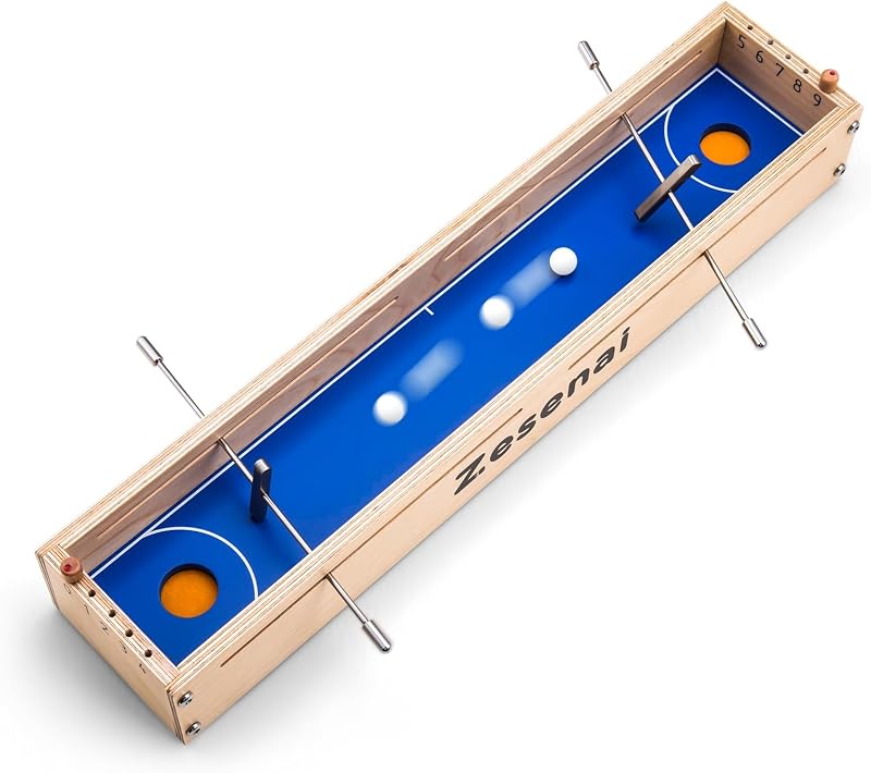 Micro Football Tabletop Skill Game - Mini Foosball, 2 Players 8+