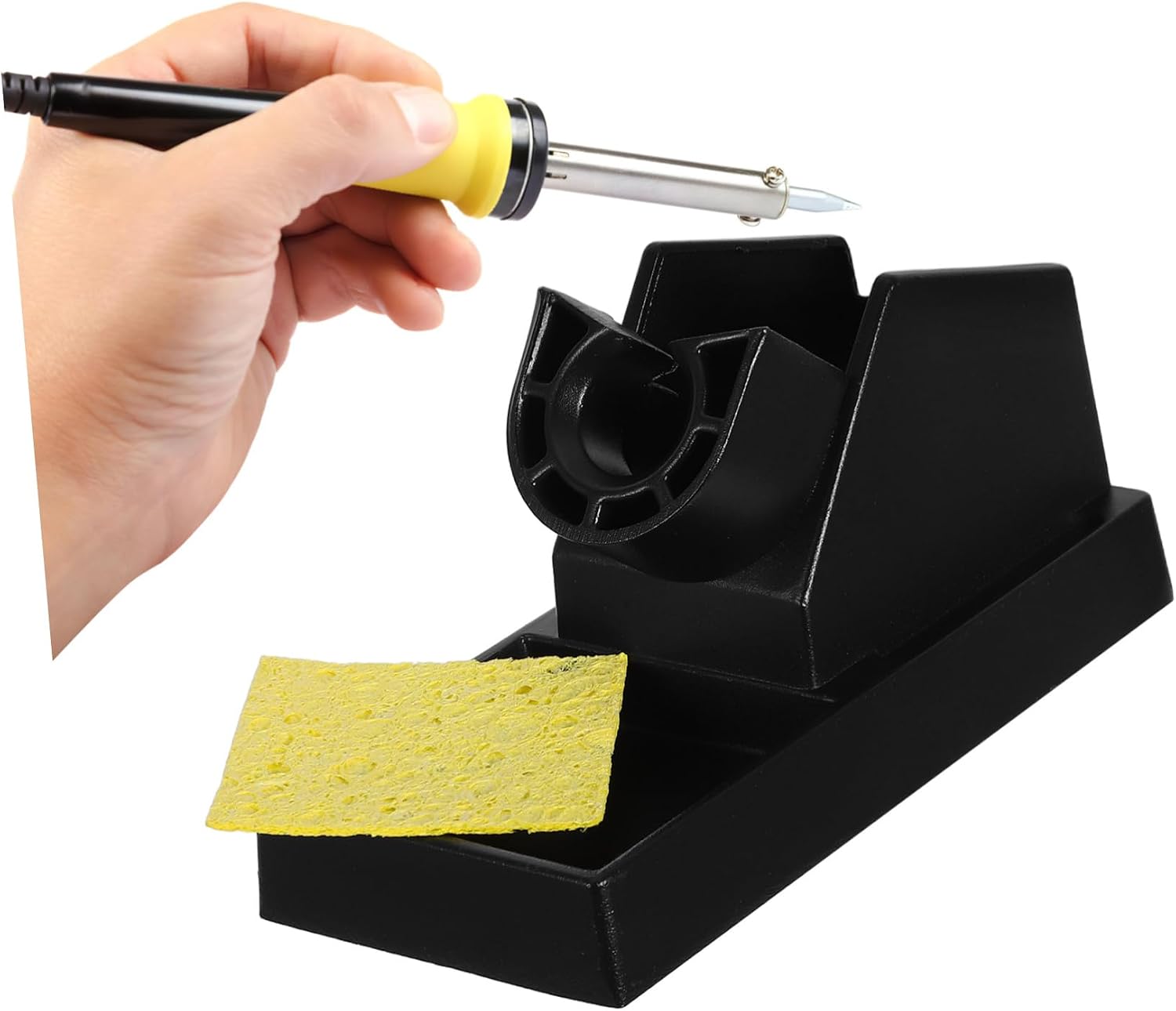 NUOBESTY Wood Burning Soldering Iron Craft Tool Holder Portable Solder Holder Stand for Artists
