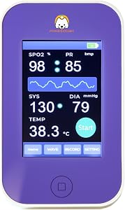 Small Animal Vital Signs Monitor for spo2, Pulse Rate, Temperature and BP Monitor Dog Blood Pressure Monitor Veterinary Monitor