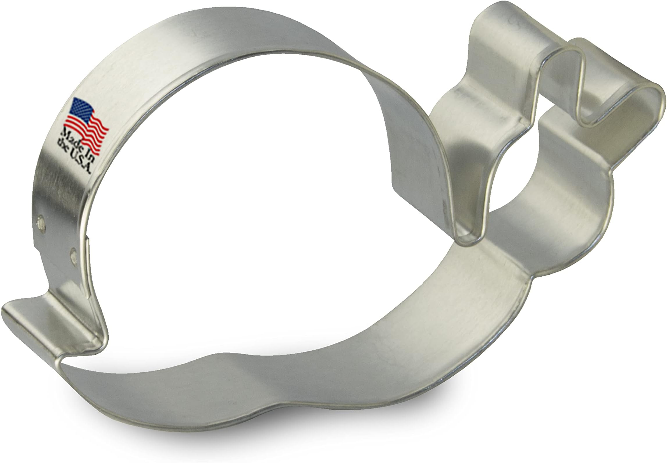 Snail Tin Cookie Cutter 3.5 in - Foose Cookie Cutters - US Tin Plate Steel