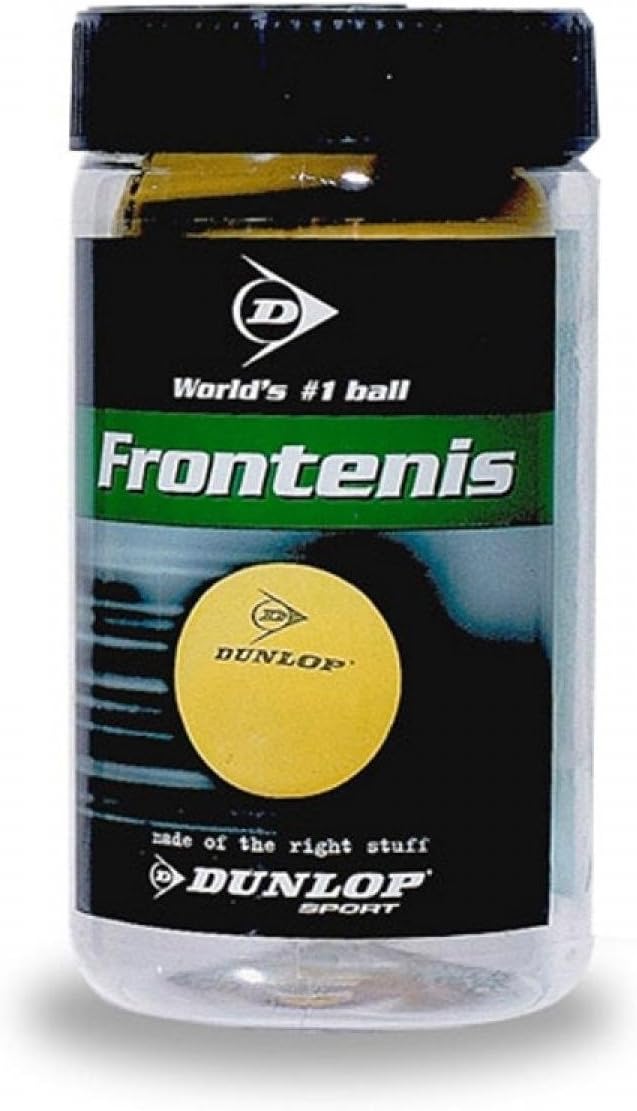 Dunlop Frontenis Racquetball Balls - Yellow, Size 2