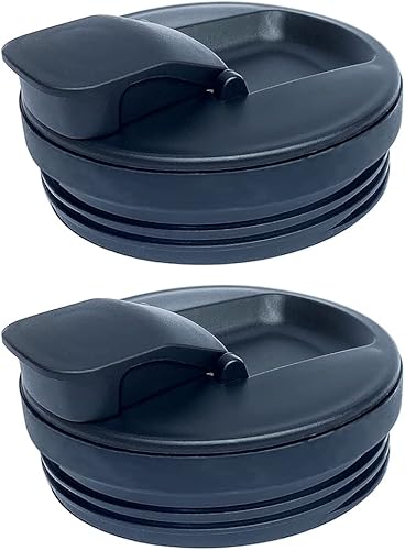Veterger Tapas de piezas de repuesto, compatibles con tazas para Nutri Ninja Blender Auto iQ BL480 BL482 BL642 NN102 BL682 BL450 BL2013 (2 tapas de