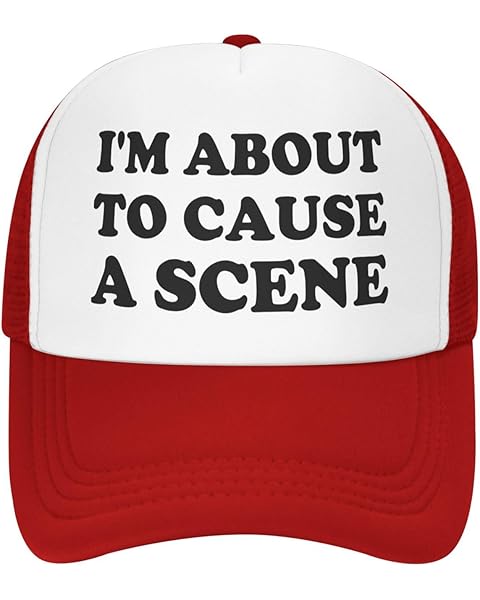 I'm About to Cause-A-Scene-Trucker Hat Funny Hats Men Women Foam Baseball Caps Craz...