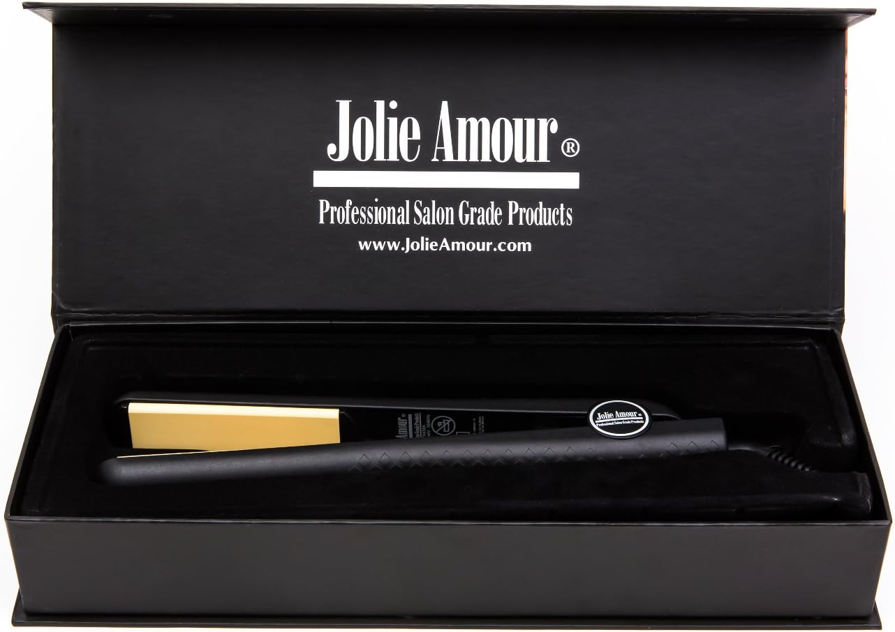 Professional Ceramic Flat Iron Hair Straightener for Any Grade in a Designer Gift Box