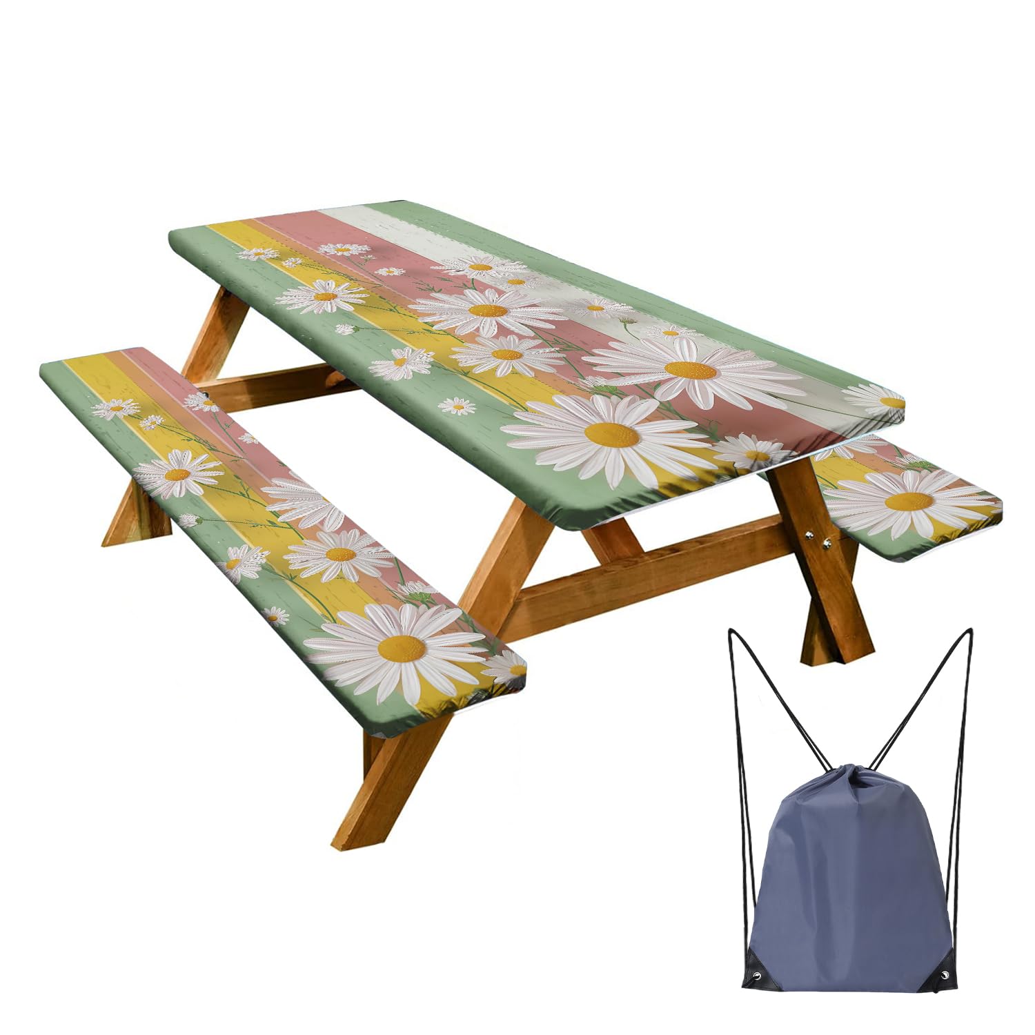 Nappes de table de pique-nique CRYSLOVE imperméables pour le camping et les déjeuners au jardin