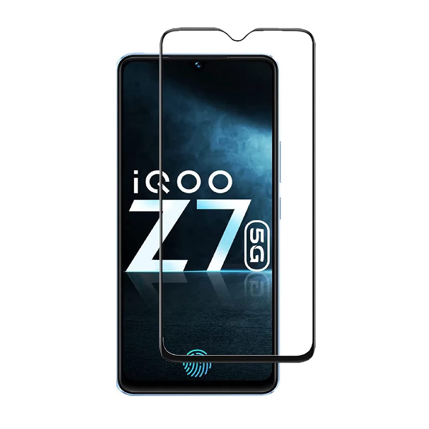 YOUTH MOBI Edge to Edge Tempered Glass for iQOO Z7s 5G / iQOO Z7 5G, Vivo Y100, Vivo T2 5G (6.38 Inch) with Easy Self Installation Kit | Black [Pack of 1] (B0BZMTRD2Z) Amazon Price History, Amazon Price Tracker