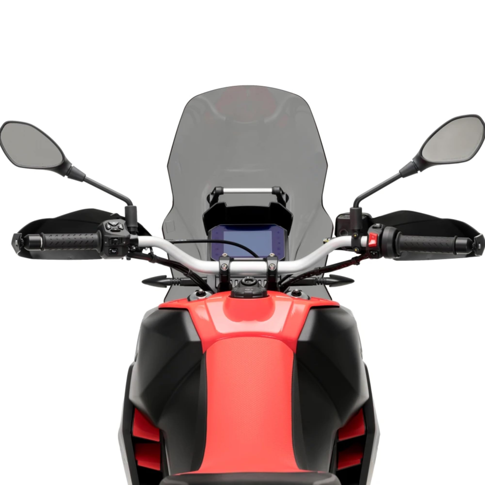 Cupolino Moto Parabrezza Plexiglass JD9 Touring Trasparente Compatibile con APRILIA TUAREG 660 2022-2026