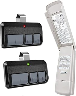 G940EV-P2 Keypad with 2 Pack Remote, Fit for All Chamberlain/Liftmaster Garage Door Openers Manufactured Since 1993, Replace 940EV-P2 KLIK2U-P2 940EV