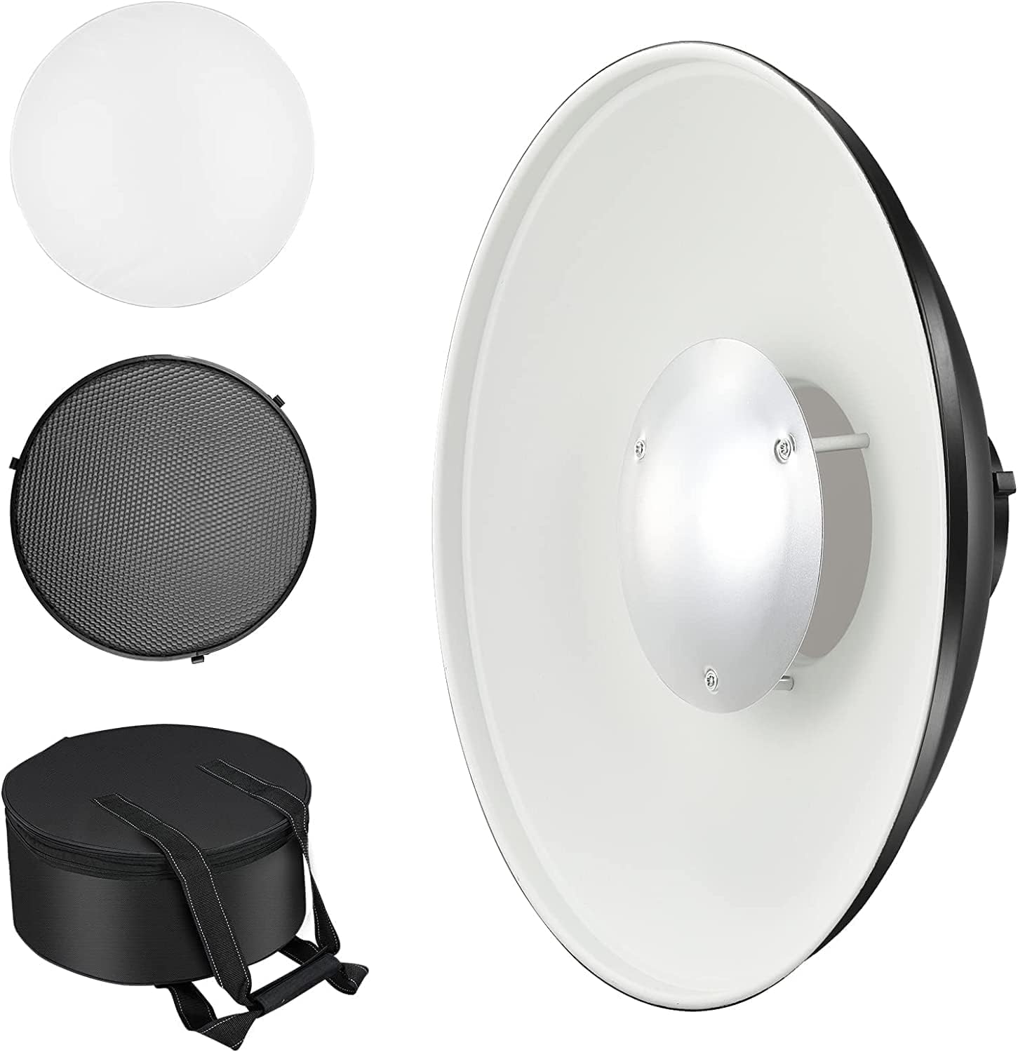 Amazon | SOONPHO 55CM オパライト ビューティーディッシュ Bowens