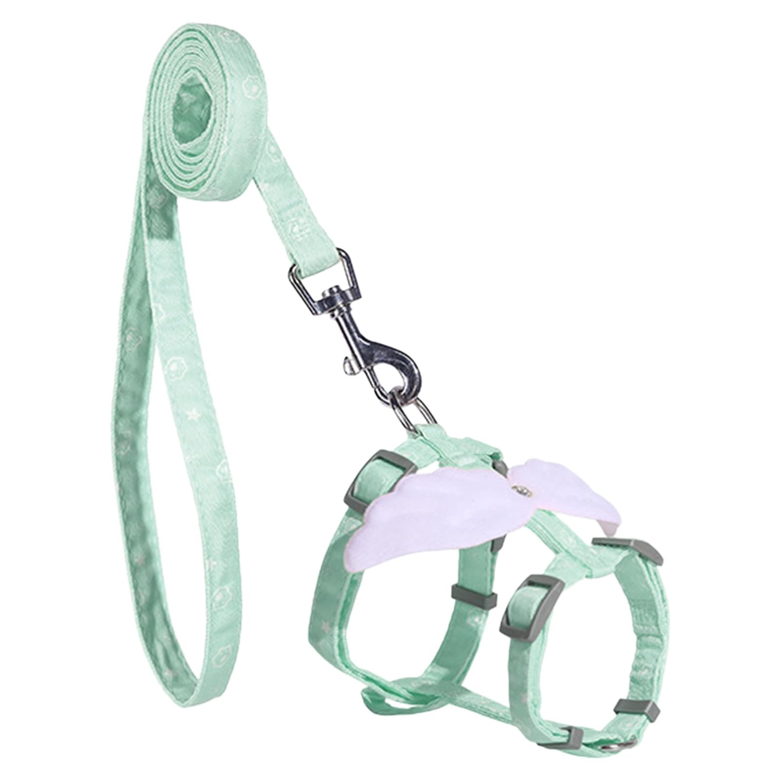 CATSELURRY Cat Harness and Leash for Walking Escape Proof Adjustable Cat Leash No Pull Cat Leash for Walking Cartoon Wing
