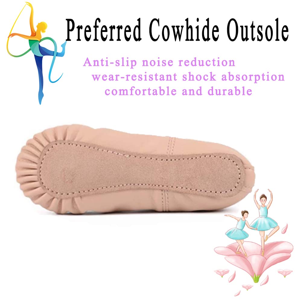 TETSUO Ballet Shoes for Girls,Dance Flats Slippers for Kids,Toddlers Practice Shoes,Yoga Shoes — view 5