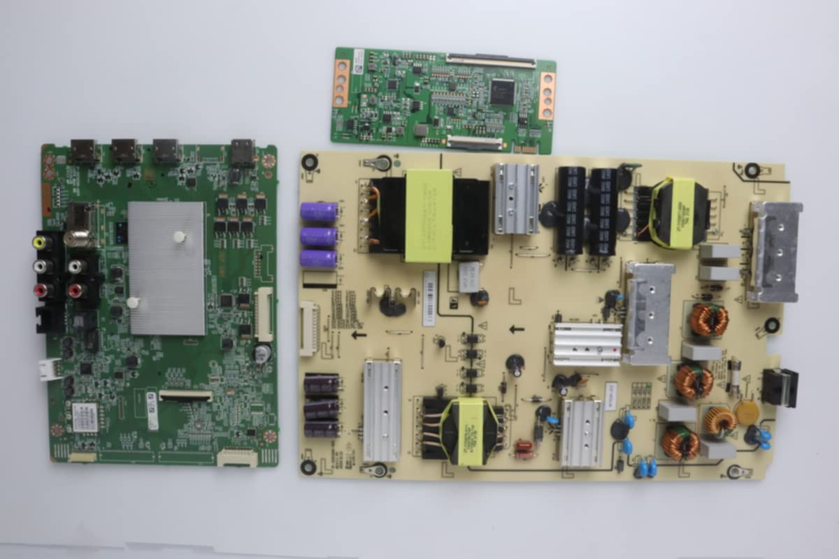 Television Repair Kit for Vizio M75Q6-J03 with TV Main Board + Power Supply + TCon + Cables