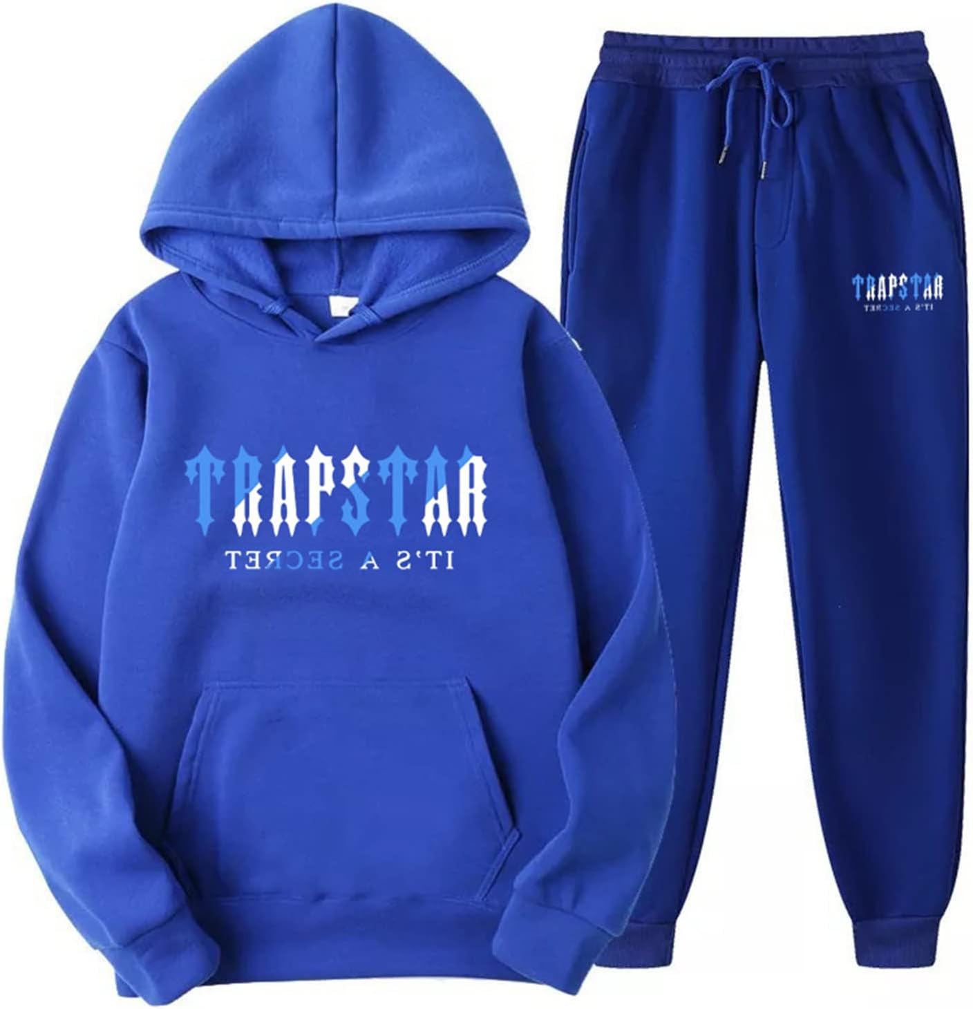 YSTEER Trapstar London Essentials Jogging Suit Mens Tracksuit Set Hoodie Top Sportswear Long Sleeve Sweatshirts Hoodie Pants Sportswear Casual Sports Jogging Suit Two-Piece Sweatsuits