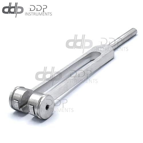 Miniatura 3 de AMT 128 Hz Instrumento de horquilla de ajuste de grado médico con pesos fijos, aleación de aluminio no magnética (C 128)