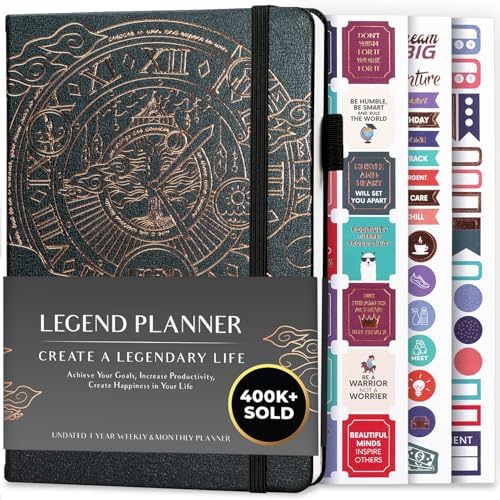 Legend Planner – Weekly & Monthly Life Planner to Hit Your Goals ...