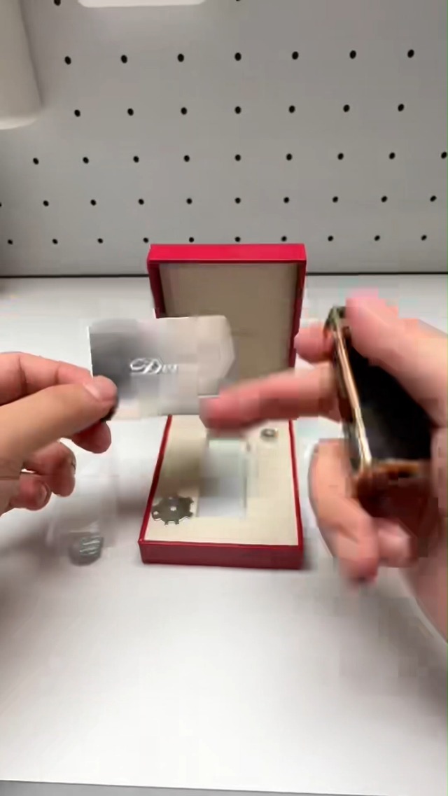 Encendedor clásico de butano doble llama tipo soplete miniatura 7