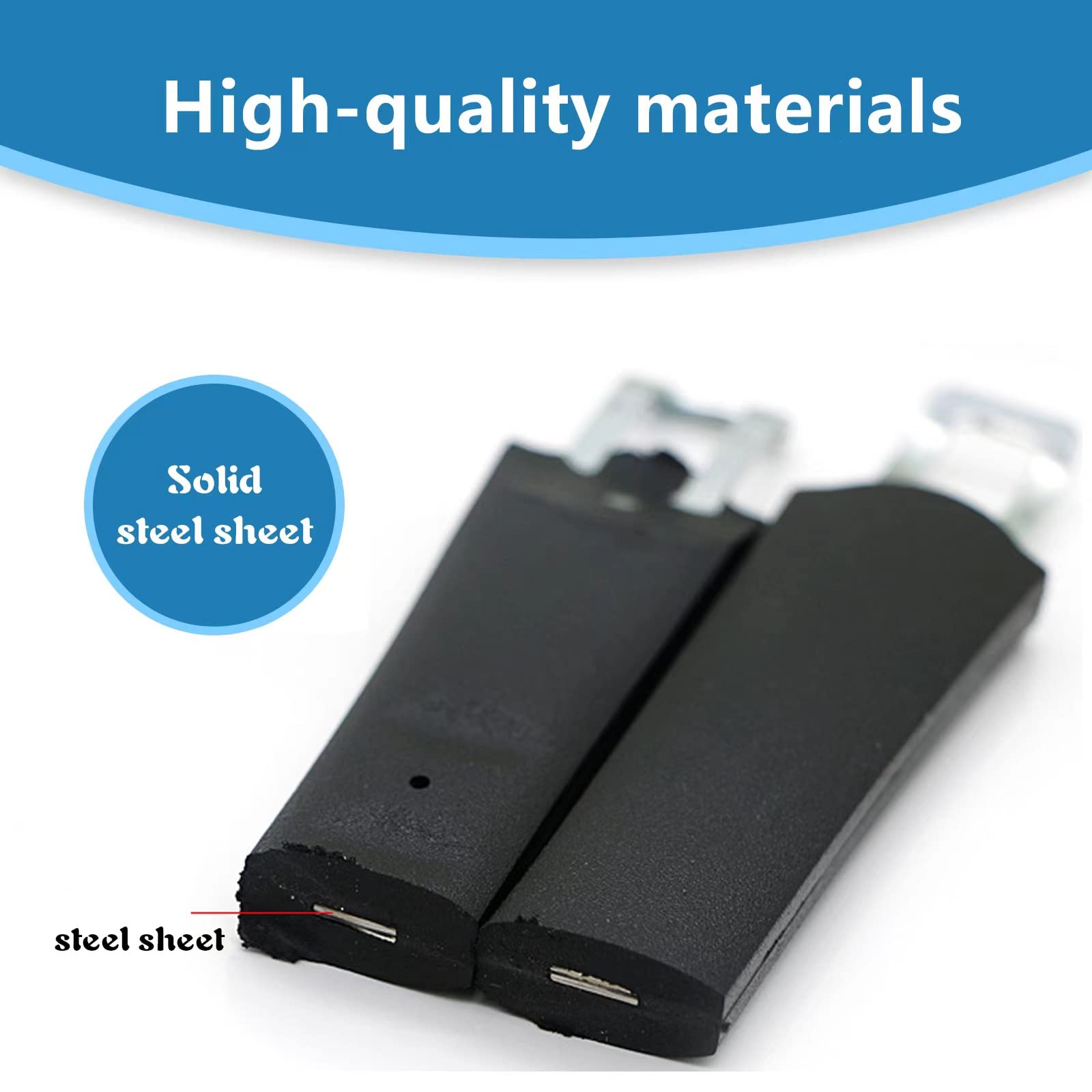 2 Maniglie Di Ricambio Per Valigie - 20 Cm, Plastica Resistente, Facili Da Installare