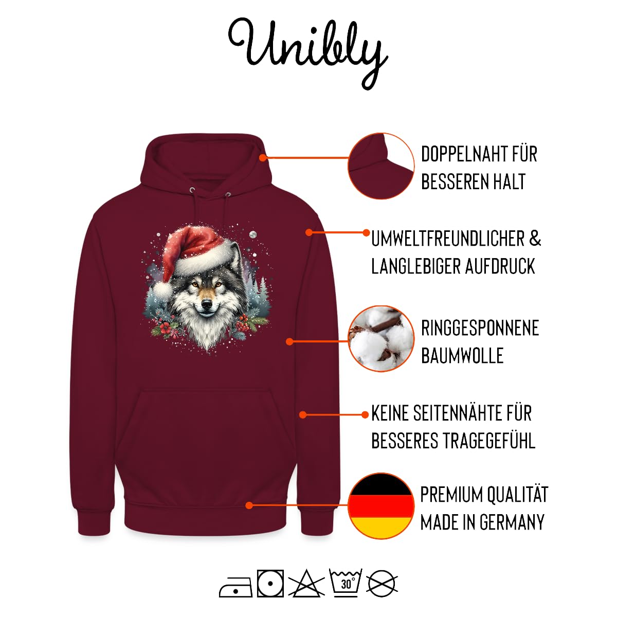 Wolf - Maglione natalizio natalizio