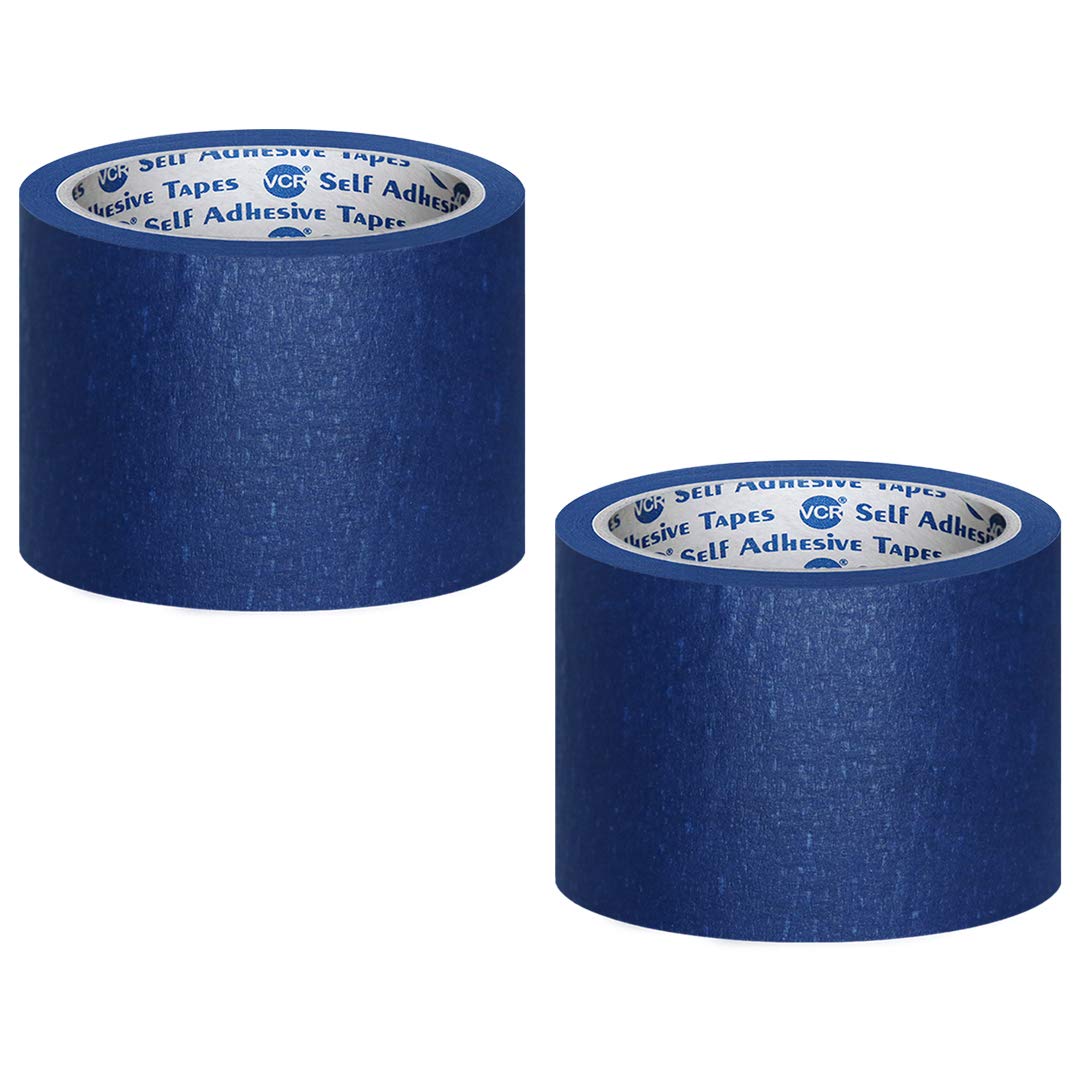 VCR Blue Masking Tape - 20 Meters in Length 72mm / 3" Width - 12 Rolls Per Pack - Easy Tear Tape, Best for Carpenter, Labelling, Painting and leaves no residue after a peel. (B08YDBYCVD) Amazon Price History, Amazon Price Tracker