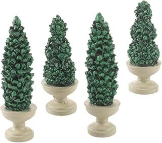 Department 56 Accessories for Villages Uptown Topiaries Accessory Figurine, 2.17 inch (Set of 4)