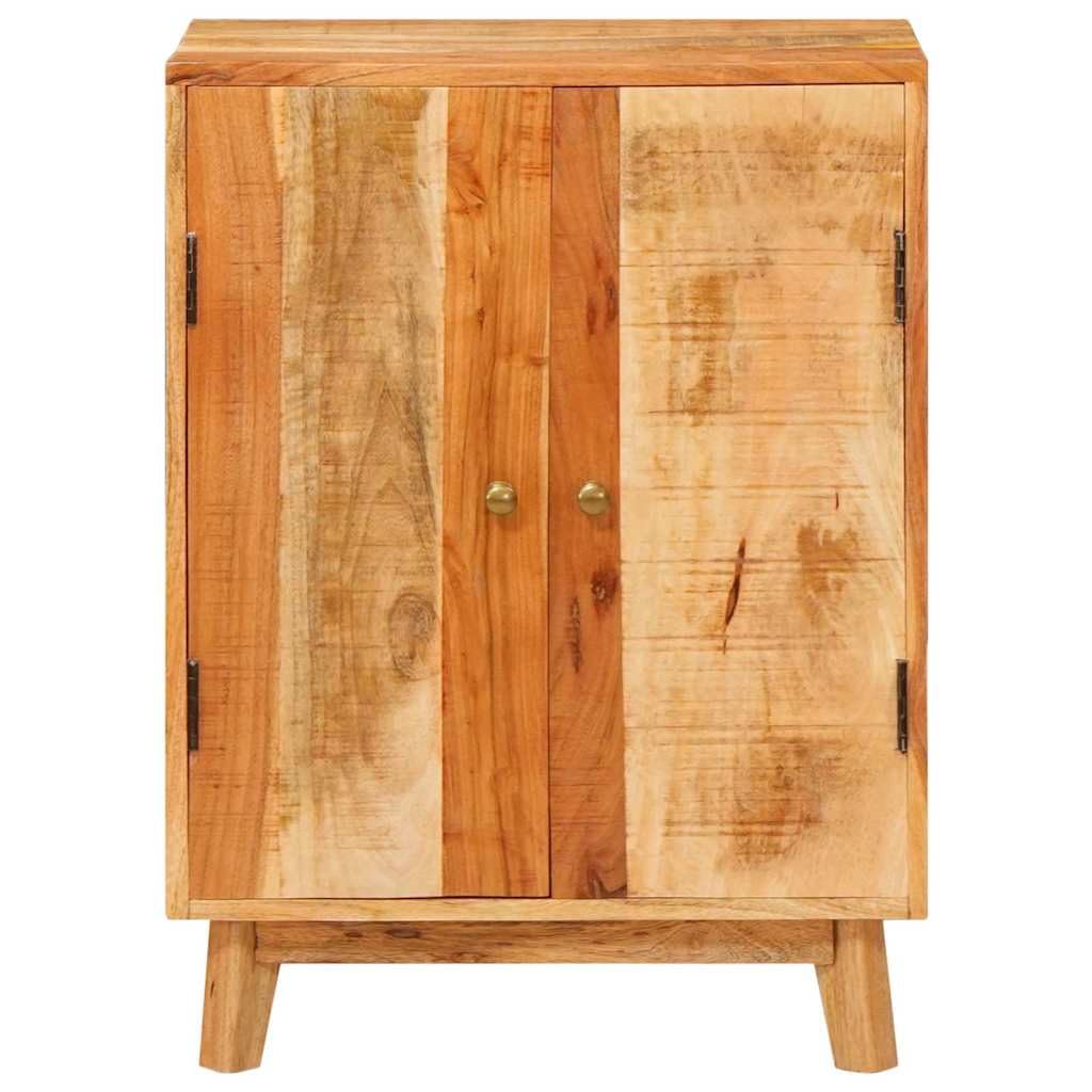 Armadietto in legno massiccio di mango, marrone, 55 x 35 x 75 cm
