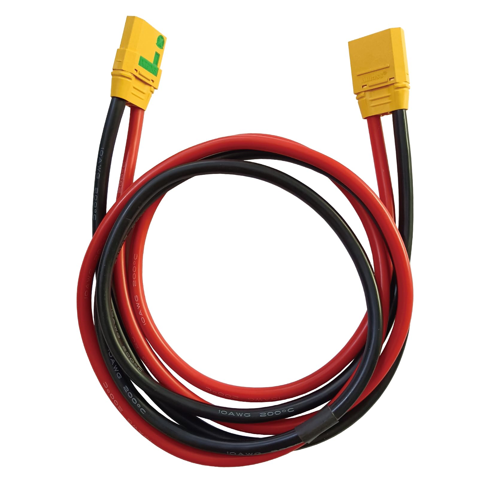 XT90-S Anti-Spark Female Connector to XT90H Male Connector Extension Cable 100CM 10AWG for RC Model Vehicle Aircraft Model