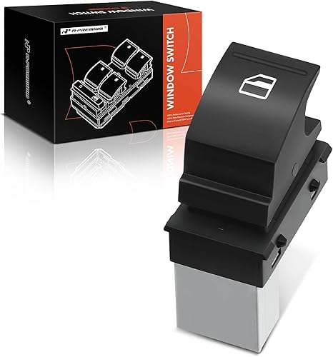 A-Premium Interruptor de ventana eléctrico compatible con Volkswagen Jetta 2005-2017, Passat 2006-2017, Touareg 2004-2017, Golf 11-13, Tiguan