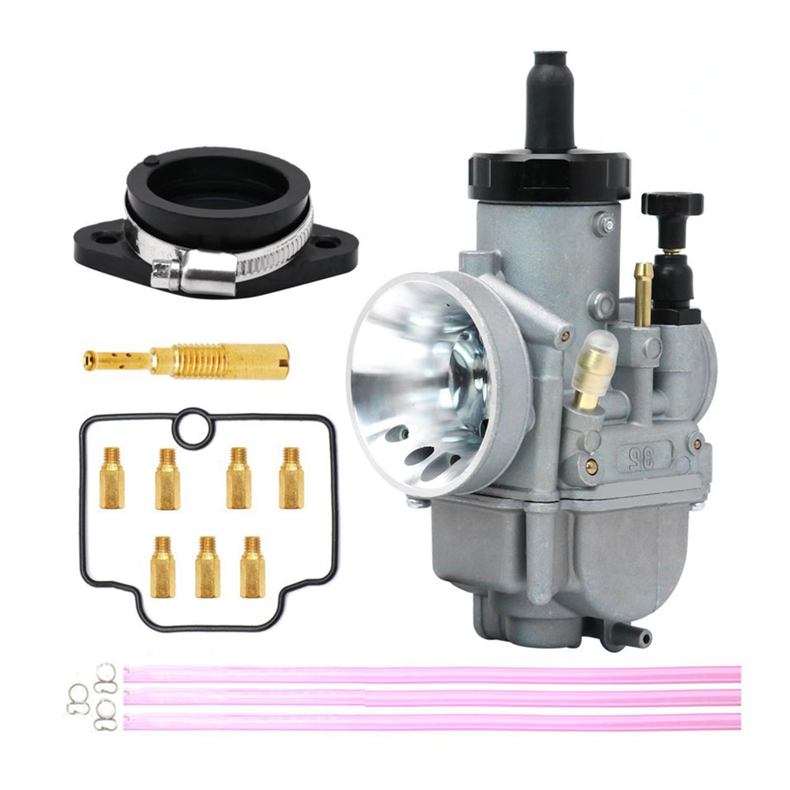Gruppo carburatore per Veicoli Fuoristrada migliora l ' efficienza del Motore Componenti Installazione Completi Carburatore in Gomma per motocicli