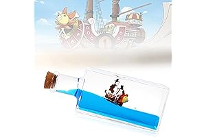 Titanic Blue Cruise Ship in Bottle
