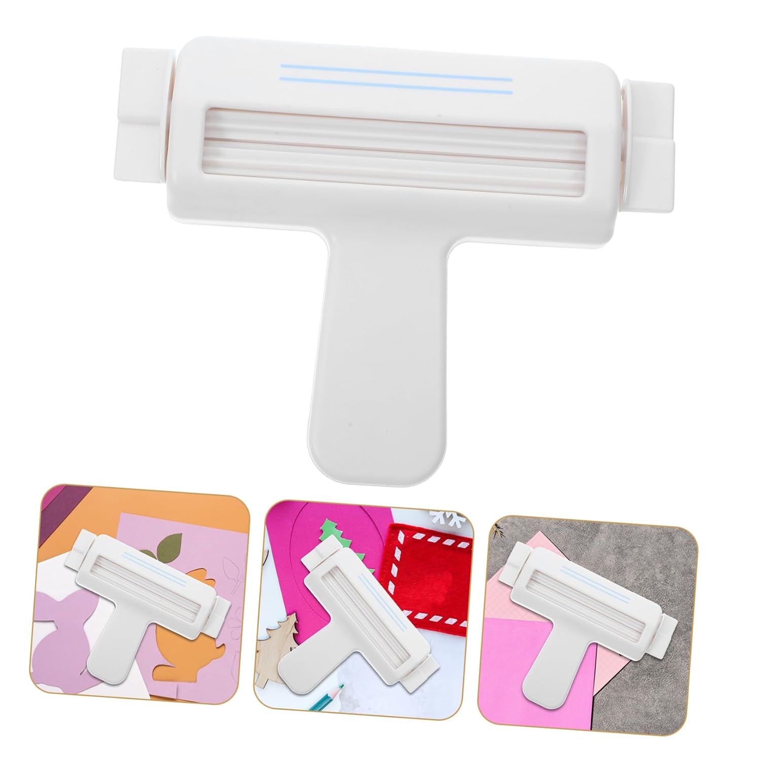 Mini Manual Embossing Machine for DIY Crafts Fits to 11.3cm Wide Hand-Powered Embossing Tool for Cardmaking and Scrapbooking