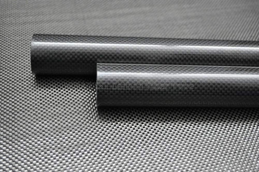 US. Carbon Fiber Tube 3K OD 26mm - ID 22mm 24mm X 1000mm Length 100% Full Carbon Composite Material/Pipes. Quadcopter Hexacopter. RC Plane/RC DIY WHABEST (1pcs 26x24x1000mm Glossy)