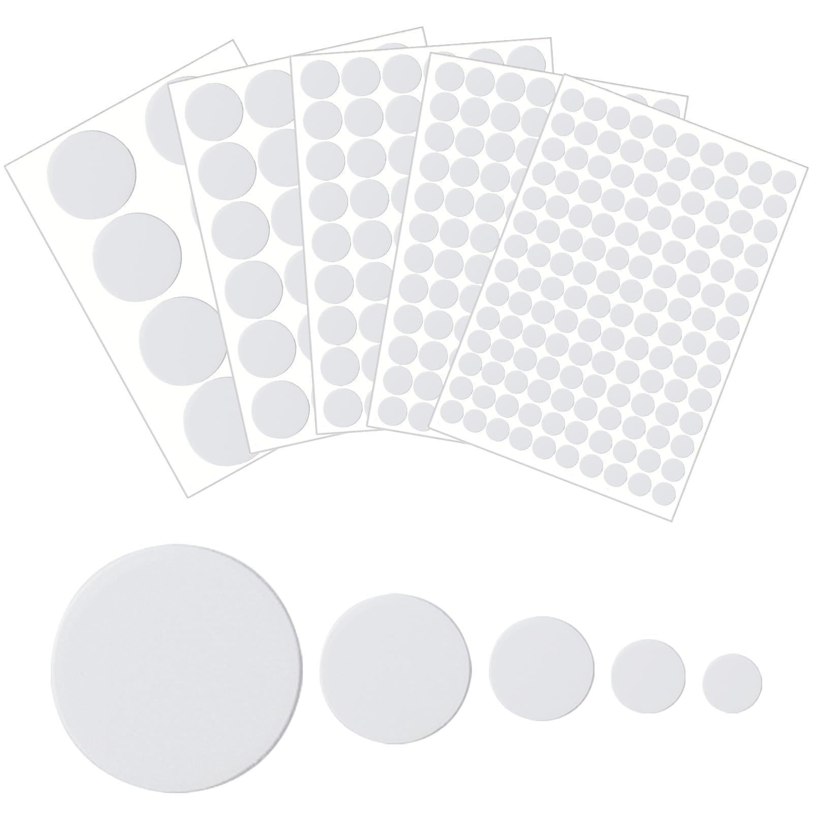 Cache-vis SOURCING MAP 20Pcs 35mm Diamètre Couvre-Trous De Charnière En Plastique Trou Dissimulé Rond Affleurant Pour Meuble Gris - Maison