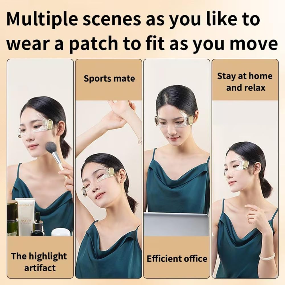 EMS Niederfrequenz-Puls-Augenmassagegerät Beauty-Gerät Zur Linderung Von Müdigkeit, Reduzierung Von Augenringen und Schwellungen, Sowie Zur Faltenbekämpfung.