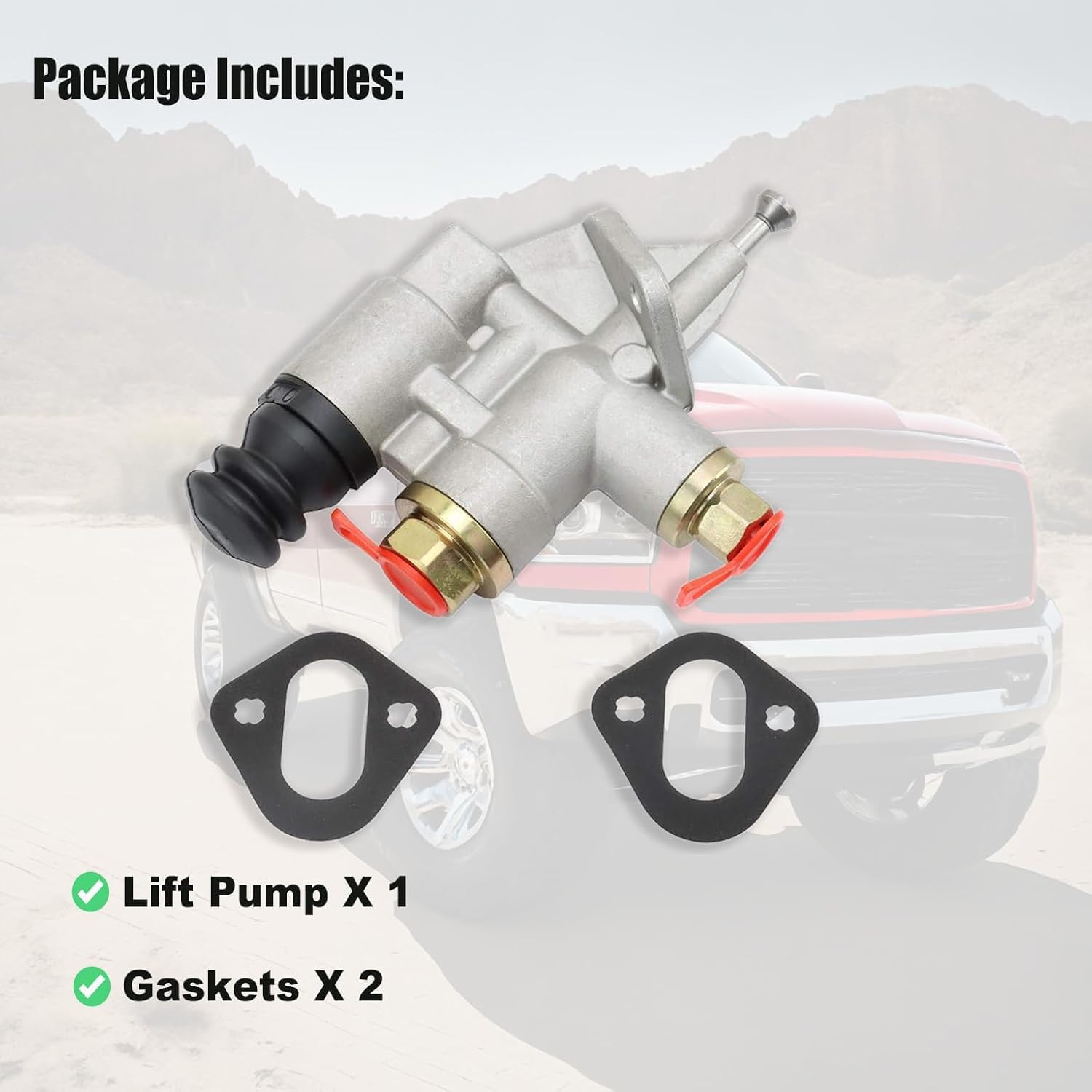 Diesel Fuel Lift Pump Transfer Injection Pump 3936316 Compatible with 1994-1998 Dodge Ram 2500 3500 Pickup Cummins 5.9L 6BT Replace 4761979 4944710 4988747