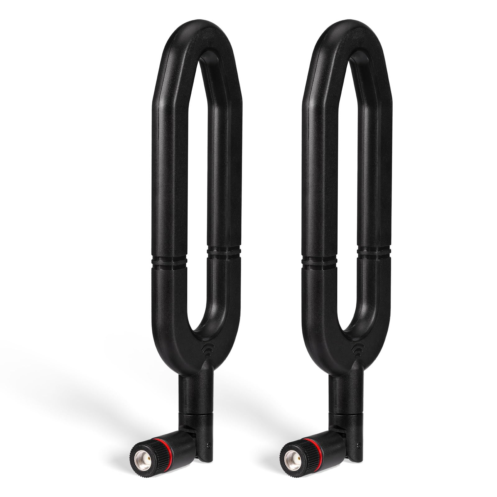 Superbat Antena WLAN RP-SMA wtyczka 2,4 GHz 5 GHz 5,8 GHz Dual Band antena do PC PCI-E WiFi karta sieciowa router USB adapter kamera bezprzewodowa monitor itp. (2 szt.)