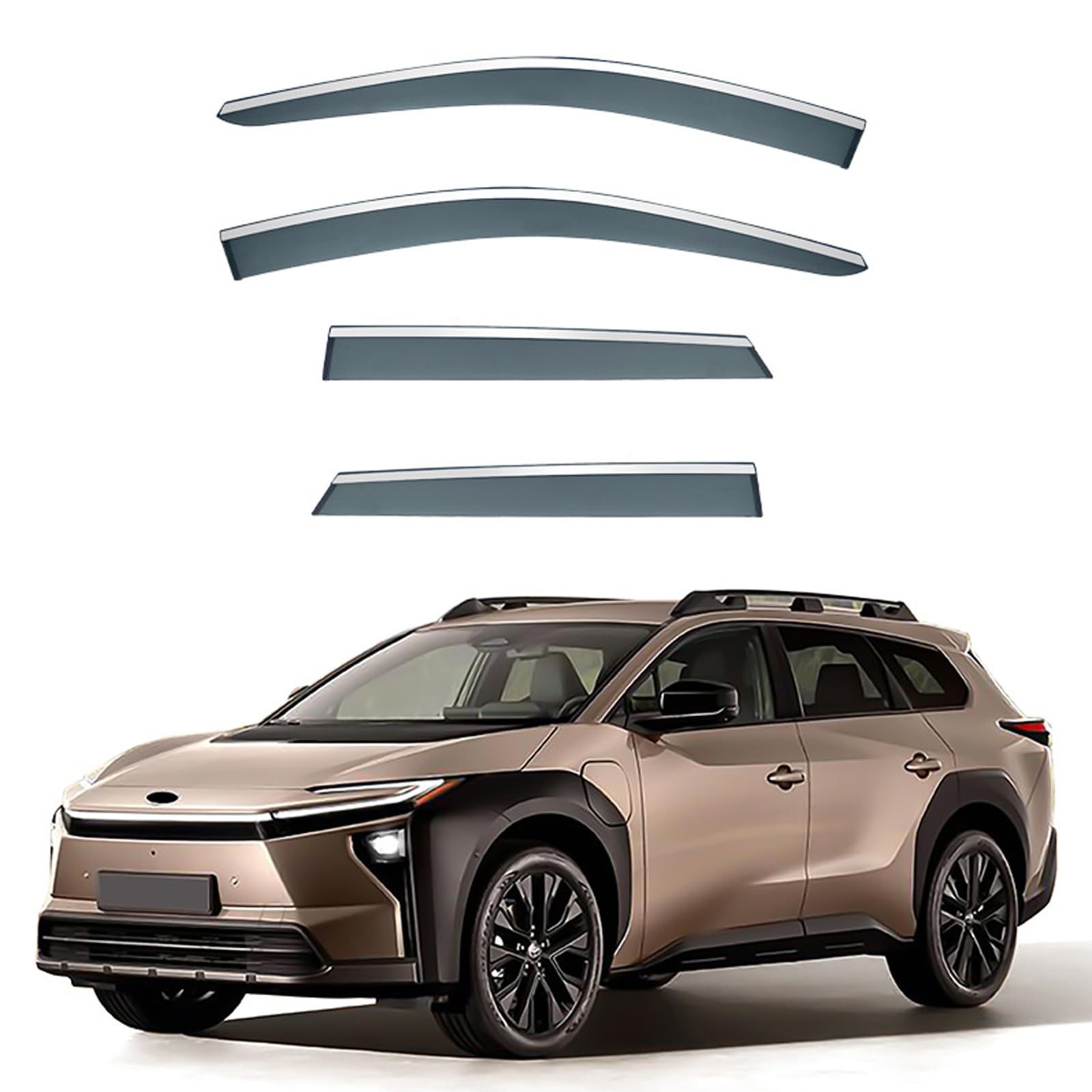 Amazon | 車 サイドバイザー トヨタ bZ4X SUV 2025~現行 車用サイド
