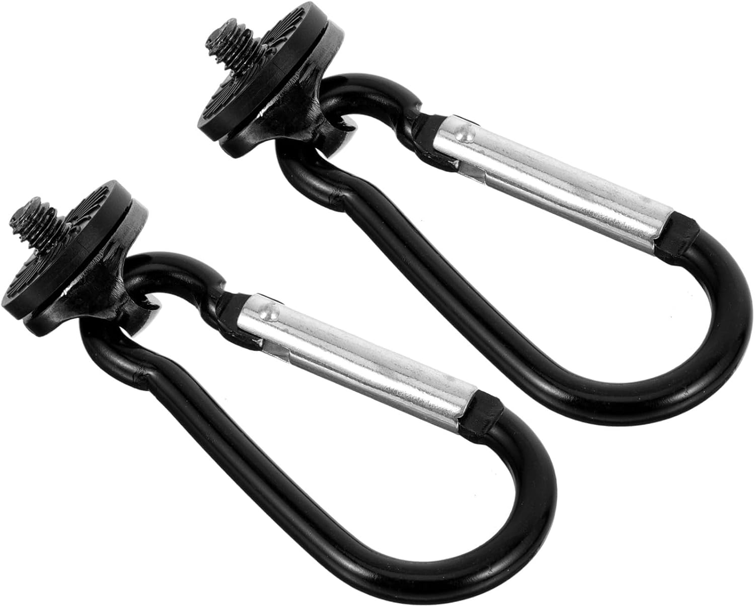 Alipis 2Pcs Metal Camera Strap Buckle and Shoulder Hook for Outdoor Use Sturdy Portable Belt Hook Camera Accessories Black
