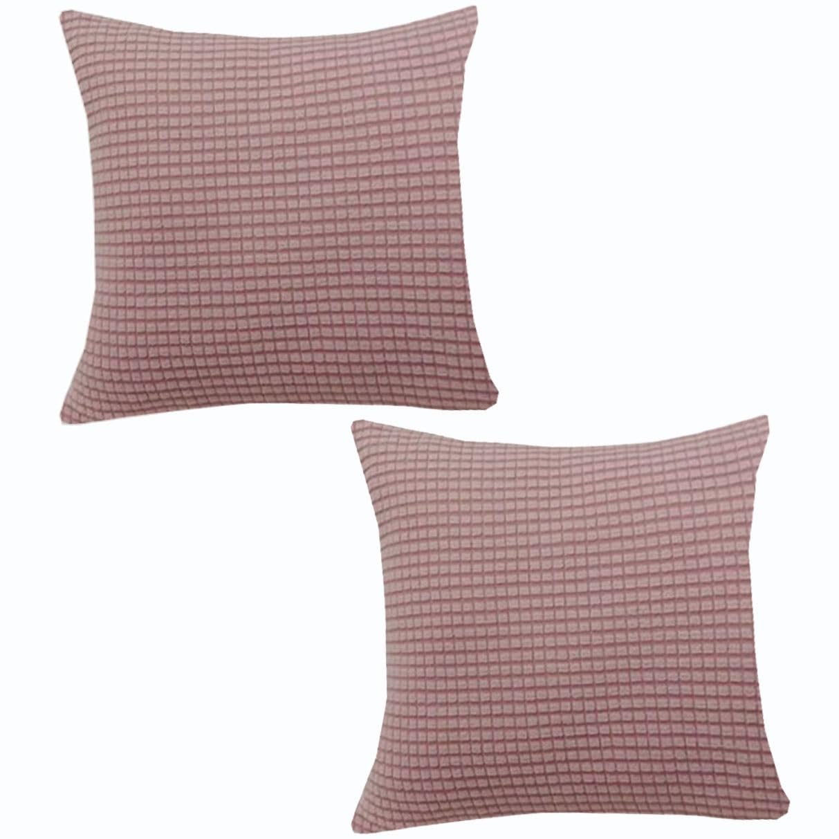 Swj-Swjssb Huma Pink Super King Size Pillow Cases,Square Extra Large Cushion Covers Soft Corduroy Throw Pillow Cover With Invisible Zipper Decorative Pillowcases For Pillows Sofa Couch(,90X90 Cm (Set Of 2))