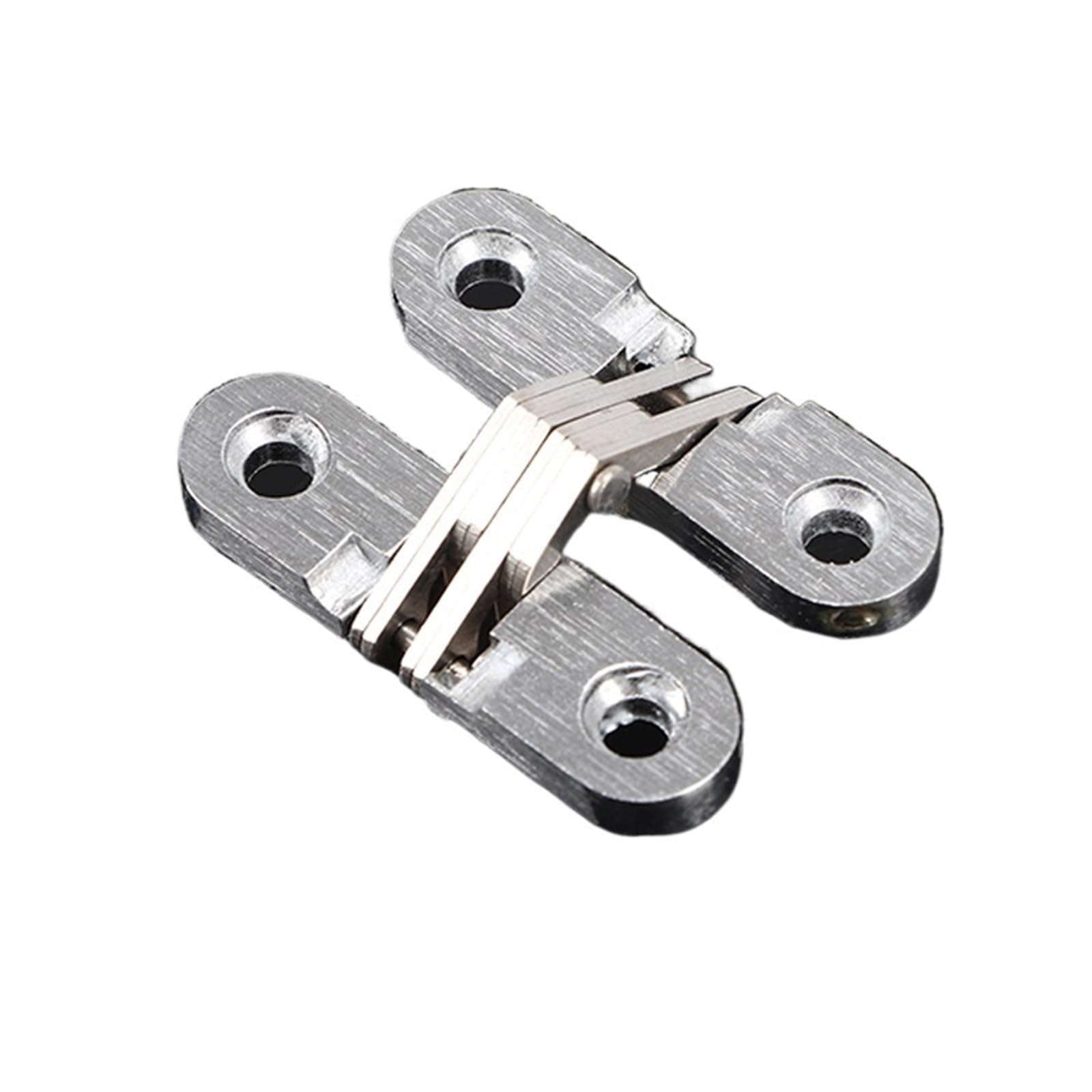 Kdhcvkz 13*45 1Pcs Invisible Hinge Hidden Folding Wooden Door Hinge(13 * 45)