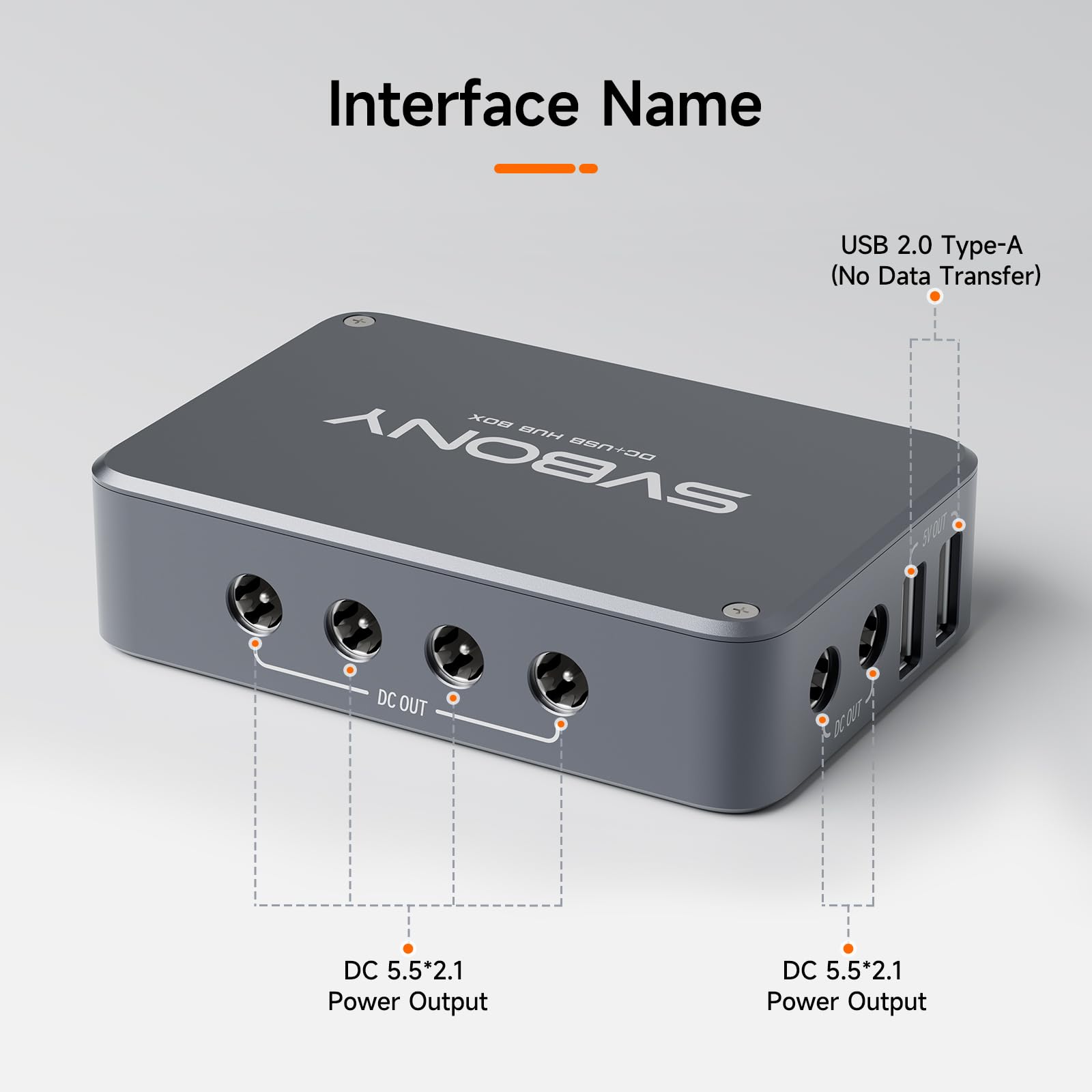 Svbony SV241 USB Controllo Hub per Astronomia, Accessorio per Telescopio Astronomico per Adulti, Adattatore Tascabile con 6 DC Uscite di Alimentazione, r Fotografia Lunare, o del Cielo Profondo