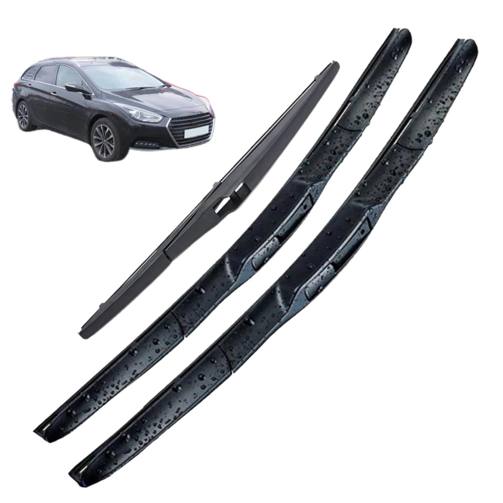 Essuie-glace voiture Hyundai I40 Estate 2011-2019 balais de pare-brise avant et arrière